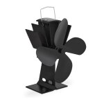 Relaxdays ventilateur ouvert sans courant sans bruit chemin�e et fours la chaleur 4 lames pour chemin�e ...