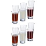 Relaxdays verres  liqueur lot de 12 verres  shots 2 cl verres  digestif expresso schnaps shooters ...