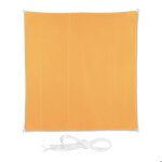 Relaxdays voile d?ombrage carr�e 5 x 5 m imperm�able anti - uv avec tendeurs terrasse balcon jardin en ...