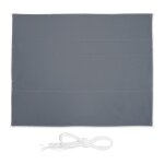 Relaxdays voile d?ombrage rectangulaire 5 x 6 m imperm�able anti - uv avec tendeurs terrasse balcon gris ...