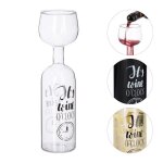 Relaxdays bouteille de vin verre xl avec inscription cadeau idéal 750 ml transparent. Relaxdays bouteille de vin verre xl avec inscription cadeau idéal 750 ml transparent.