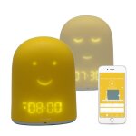 Remi - r�veil �ducatif connect� pour enfant - babyphone - veilleuse & berceuse - suivi du sommeil - jaune ...