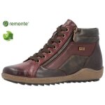 Bottes - remonte - r1458 - cuir rouge - talon compens� - semelle amovible