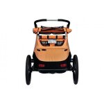 Remorque enfant xlc duo s 20 - orange - 20 - multisport - suspension rglable - poussette pour bb et ...
