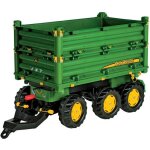 Remorque multitrailer 3 essieux - rolly toys - john deere - vert - garon - 3 ans et plus