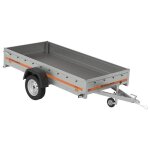 Remorque - tema - simple essieu 264x126 cm - ptac 750 kg - bâche en option - garantie 12 mois Remorque - tema - simple essieu 264x126 cm - ptac 750 kg - bâche en option - garantie 12 mois