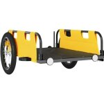 Remorque de v�lo cargo jaune fydun - dimensions 126x63x36cm - capacit� de charge maximale 45kg