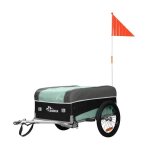 Remorque de vélo chariot de transport samax - turquoise / gris - 20 kg / 40 kg - sport edition Remorque de vélo chariot de transport samax - turquoise / gris - 20 kg / 40 kg - sport edition