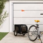 Remorque de vélo pour chien - tbest - hop94003 - noir - capacité de charge maximale 45 kg Remorque de vélo pour chien - tbest - hop94003 - noir - capacité de charge maximale 45 kg