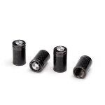 Remplacement bouchon de valve en fibre de carbone pour voiture bmw blanc et noir