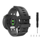 Remplacement bracelet compatible pour garmin forerunner 45 watch band en silicone souple avec boucle ...