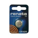 Renata cr1620 lot de 2 piles au lithium 3v