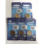 Renata cr2032 lot de 5 piles bouton au lithium 3 v dl2032 ecr 2032 br 2032