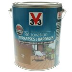 Rénovateur saturateur terrasses et bardage teck mat 5l v33 0000000 Rénovateur saturateur terrasses et bardage teck mat 5l v33 0000000