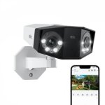 Reolink cam�ra surveillance duo series m81s 8mp poedouble objectif 180�d�tection intelligentevision nocturneau ...