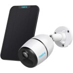 Reolink go plus + panneau solaire 4g / 3g lte camra surveillance extrieur sans fil 4mp camera infrarouge ...
