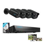 Reolink kit vid�o surveillance8mp 4x bullet cam�ra ip poe avec audio + 8ch 2to nvrd�tection intelligentevision ...