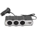 Mxzzand prise allume - cigare à 3 voies répartiteur de prise allume - cigare de voiture à 3 prises adaptateur ... Mxzzand prise allume - cigare à 3 voies répartiteur de prise allume - cigare de voiture à 3 prises adaptateur ...