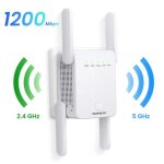 Repeteur wifi puissant 1200mbps amplificateur wifi 5. 8ghz & 2. 4ghz extender double bande amplificateur ...
