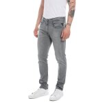 Jean homme slim replay - power stretch - gris medium - 34w - 32l