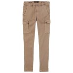 Pantalon cargo hommes replay hyperflex stretch - marron - sand - coupe cargo - homme - adulte