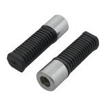 Repose pied cyclo replay pilote plat noir peugeot 103 - mbk 51 (paire)