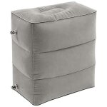 Repose - pieds gonflable oreiller portable  hauteur rglable pour voyage - oreiller de jambe oreiller ...