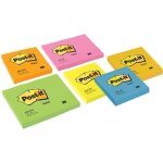 Bloc - notes repositionnable - post - it - neon orange - 76x76mm - 100 feuilles