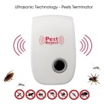 Repulsif insectes rongeur anti - nuisibles  ultrasons electronique pest repeller pour anti ratsmoustiquescafa ...