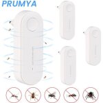 R�pulsif ultrason prumya 4pcs avec interrupteur conversion de fr�quence automatique r�pulsif souris moustiques ...