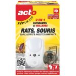 R�pulsif ultrasons & veilleuse - acto - 60m�