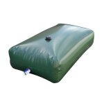 R�serve deau souple - 3000 litres - vert - pvc souple - �tanche - r�sistant aux uv - installation facile ...