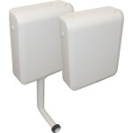 Rservoir wc - regiplast - duetto - blanc - plastique - standard