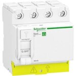 Interrupteur diffrentiel resi9 - schneider electric - 4p - 63a - 30ma - type a