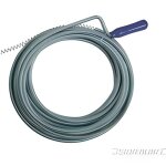 Furet dboucheur de canalisations - silverline - 10 m x 9 mm - poigne en plastique - extrmit tire ...