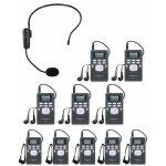 Retekess système touristique système de microphone 1 tr503 fm emetteur + 10 pr13 fm récepteurs pour conférence ... Retekess système touristique système de microphone 1 tr503 fm emetteur + 10 pr13 fm récepteurs pour conférence ...