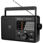 Retekess tr626 poste radio portable radio pile et secteur fm am sw lw enceinte bluetooth prise casquepour ...