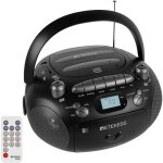Retekess tr630 lecteur cd portable radio fm lecteur cd cassette boombox enregistreur de avec tlcommande ...