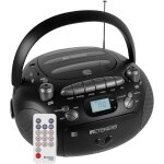 Retekess tr630 lecteur cd portable radio fm lecteur cd cassette boombox enregistreur de avec t�l�commande ...