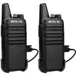 Retevis rt622 talkie walkie pmr446 professionnel longue porte 16 canaux vox famille rechargeable radio ...