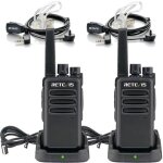 Retevis rt668 talkie walkie longue porte 3 km talkie walkie rechargeable base de chargement et batterie ...
