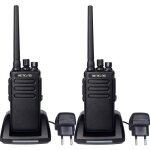 Retevis rt81 talkie walkie ip67 etanche dmr 32 canaux analogique / numrique 2200mah talkie walkie longue ...