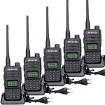 Retevis rt85 talkie walkie longue porte radio bidirectionnelle bi - bande vox 200 canaux alarme durgence ...