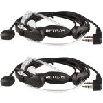 Retevis talkie walkie laryngophone compatible avec talkie walkie rt24 rt27 rt22 rt28 rt617 rt618 baofeng ...