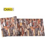 R�tro 3d pvc papier peint simulation briques antique naturel d�coration brique rouge 10 * 0. 53 (m)