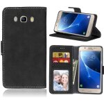 R�tro cuir housse samsung galaxy j5 2016?coque portefeuille place photo / carte �tui samsung galaxy j5 ...