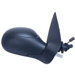 Rtroviseur droit manuel pour peugeot 206 ph. 1 1998 - 2003 dgivrant sonde noir.