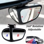 R�troviseur universel dangle mort pour voiture - xukey - rotation 360� - vue arri�re grand angle ajustable ...