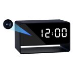 Rveil camra espion full hd vision nocturne wifi grand angle tlcommande + sd 128go yonis
