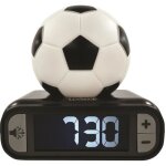 Réveil digital avec veilleuse ballon de foot et effets sonores Réveil digital avec veilleuse ballon de foot et effets sonores
